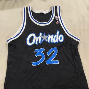 Vintage Shaquille O’Neal Orlando Magic Champion Jersey